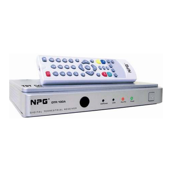 NPG DTR-100A User Manual