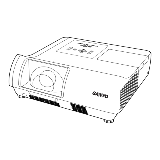Sanyo PLC-WL2500 Service Manual