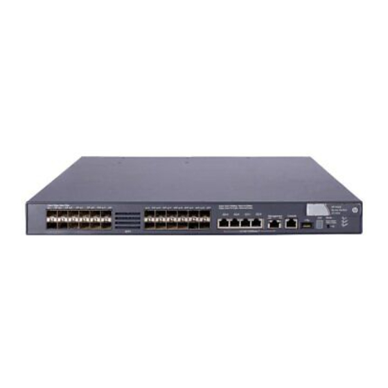 H3C S5800 Series Configuration Manual