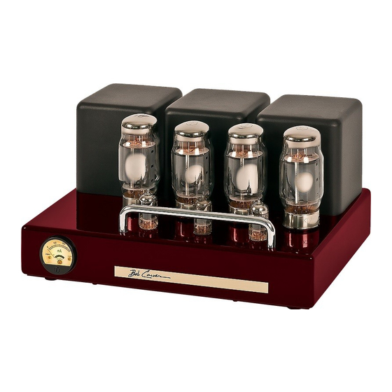 Bob Carver Crimson 275 Stereo Operating Manual