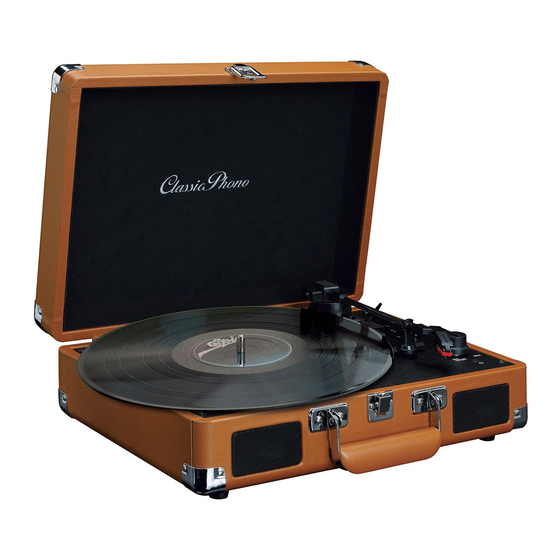 LENCO Classic Phono TT-10 User Manual