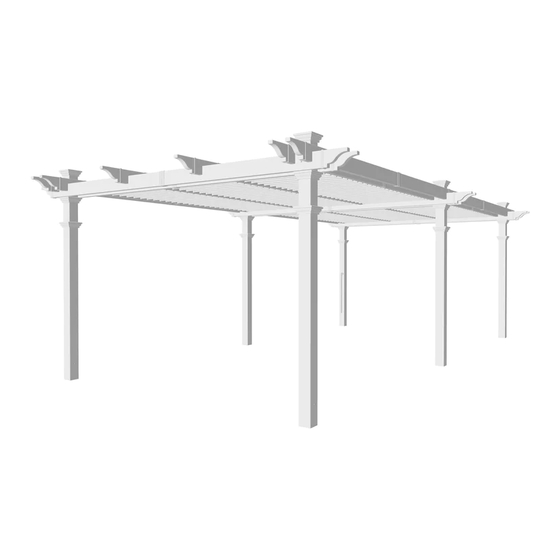 New England Arbors Brandenburg Pergola Assembly Manual