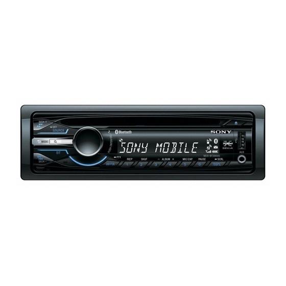 Sony MEX-BT3900U Installation/Connections