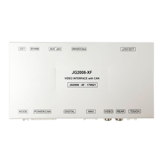 KAP JAGUAR 2008 - XF Instruction Manual