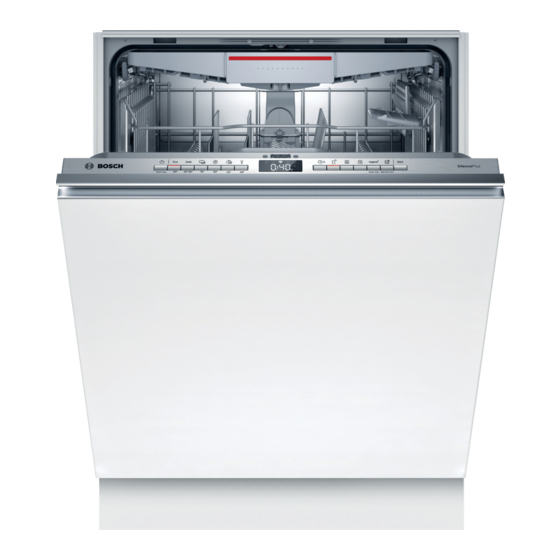 User Manuals: Bosch SMV4HMX26Q Dishwasher