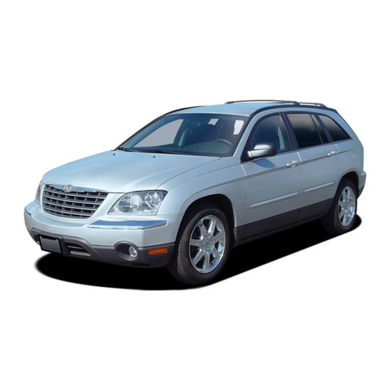 Chrysler 2004 Pacifica Manual