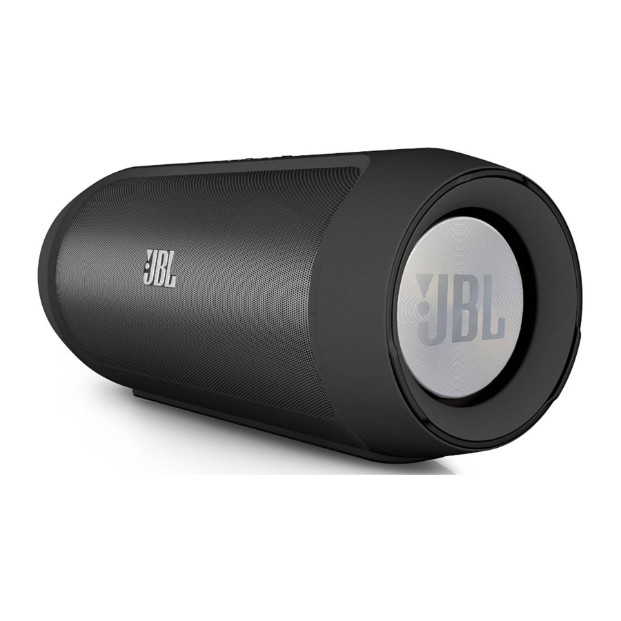 JBL Charge 2 - Portable Wireless Stereo Speaker Manual