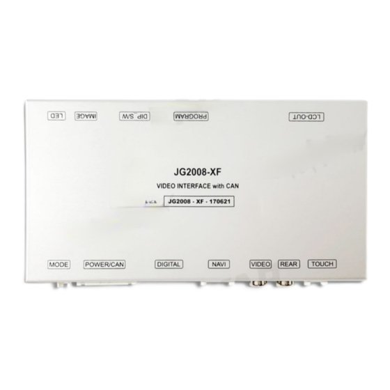 KAP JAGUAR 2008 XF Instruction Manual