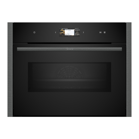 NEFF C24MS71 0B Series User Manual And Installation Instructions