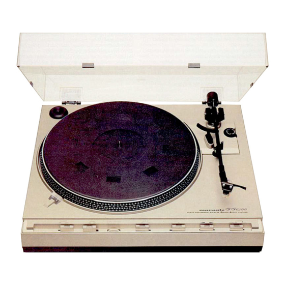 Marantz TT6200 Service Manual