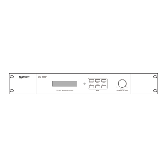 BIK BPC-R300+ Owner's Manual