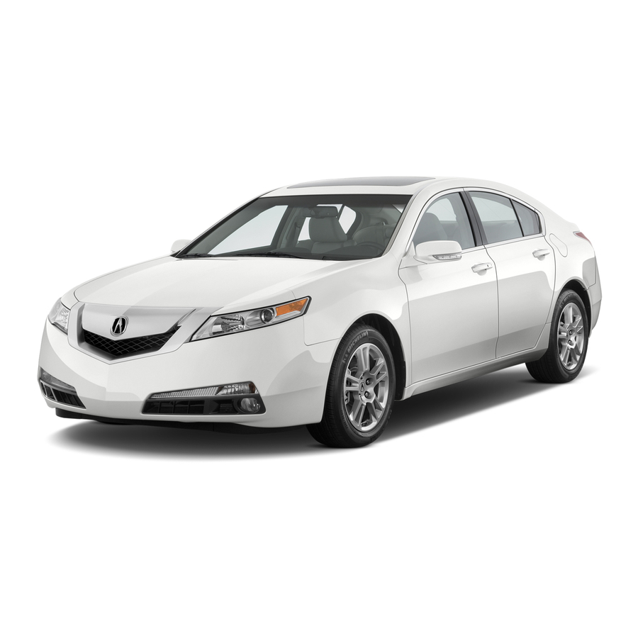 Acura 2011 TL Navigation Manual