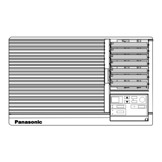 Panasonic CW-XC51LE Room Air Conditioner Manuals