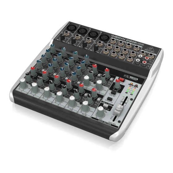 Behringer XENYX Q1002USB Manuals | ManualsLib