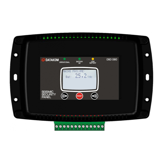 Datakom DSD-080 User Manual
