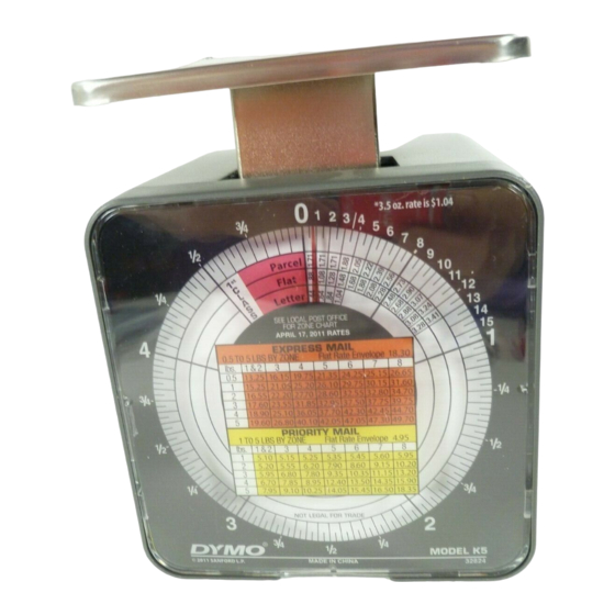 Pelouze Dymo K5 User Manual