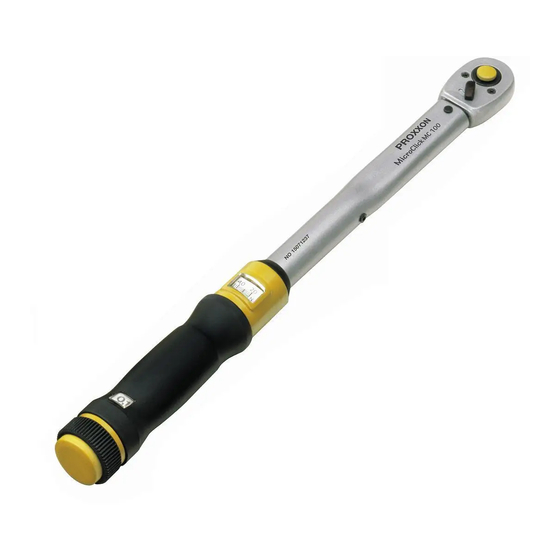 Proxxon MicroClick MC 30 Manual