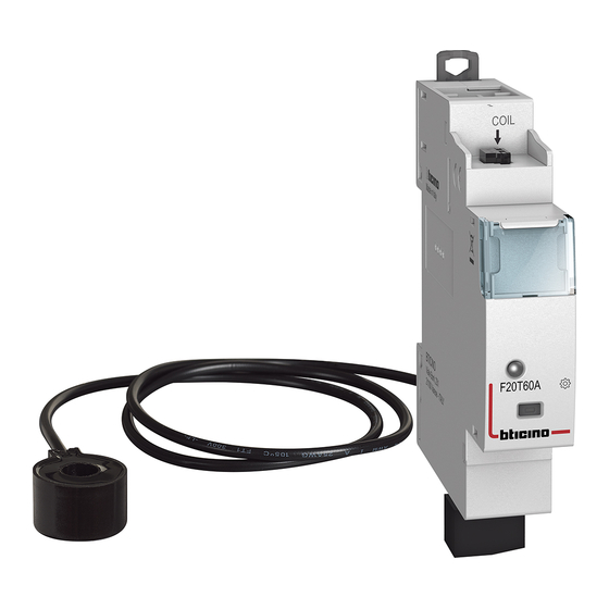Bticino F20T60A Manual