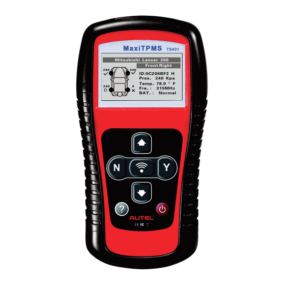 Autel MaxiTPMS TS401 Manual