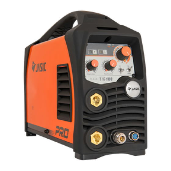 Jasic TIG Series Operator's Manual