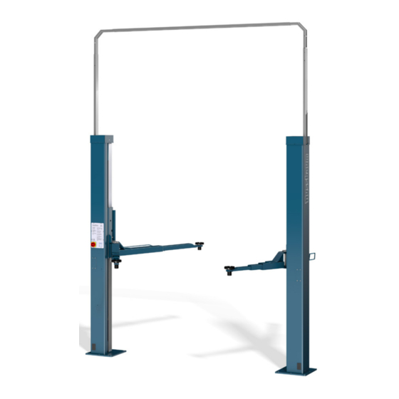 Nussbaum SMART LIFT 2.30 SL Operating Manual And Inspection Book