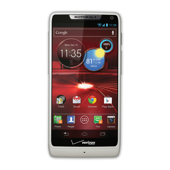 Motorola DROID RAZR M User Manual