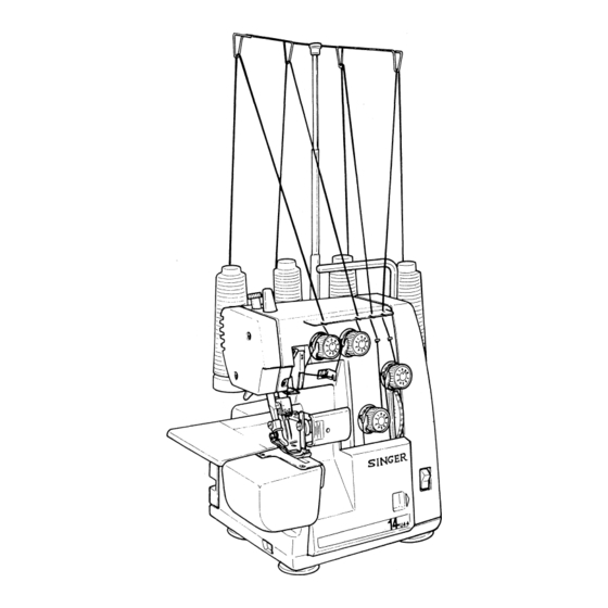 Singer 14U44B Operator's Manual