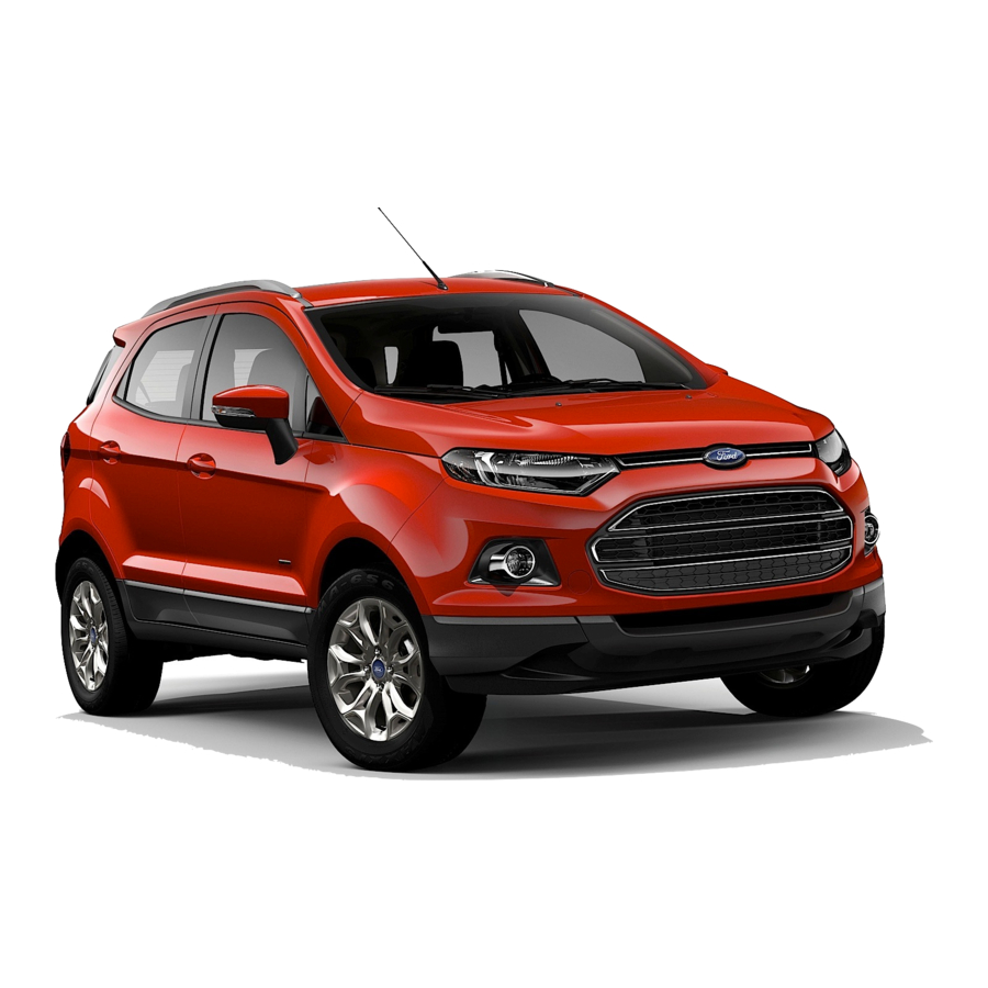 Ford Ecosport Quick Reference Manual