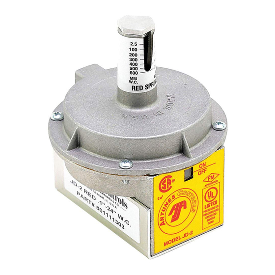 Antunes Controls JD-2 Installation Information