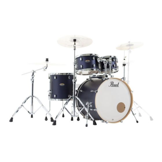 Pearl Drums Decade Maple Export EXL Instruction Manual