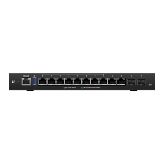 Ubiquiti EdgeRouter ER-12P Quick Start Manual