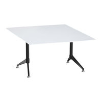STILFORD Professional Meeting Room Table 1200 STPMR12OAK Assembly Instructions Manual