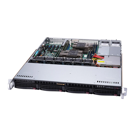 Supermicro SuperServer 6019P-MTR User Manual