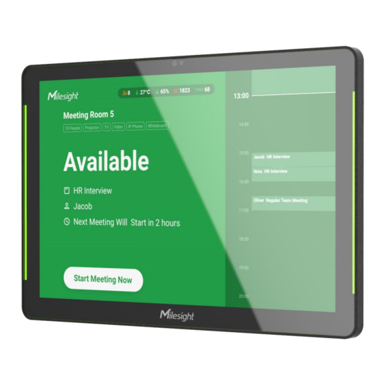 Milesight DS7610 IoT Display Manuals