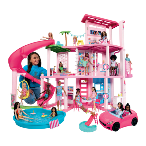 Mattel Barbie HMX10 Dreamhouse Playset Manuals