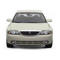 Lincoln 2003 LS Owners Manual And Use Manual