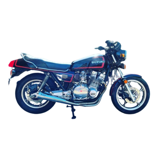 Suzuki GS1100E Owner's Manual