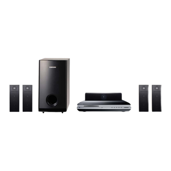 Samsung HT-BD2E Specification Sheet