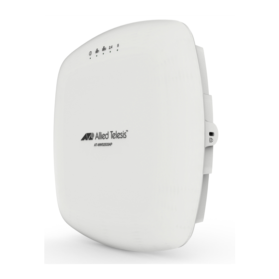 Allied Telesis AT-MWS2533AP Quick Installation Manual