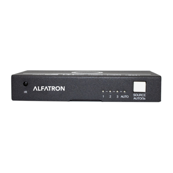 ALFAtron ALF- WUK3A Manual