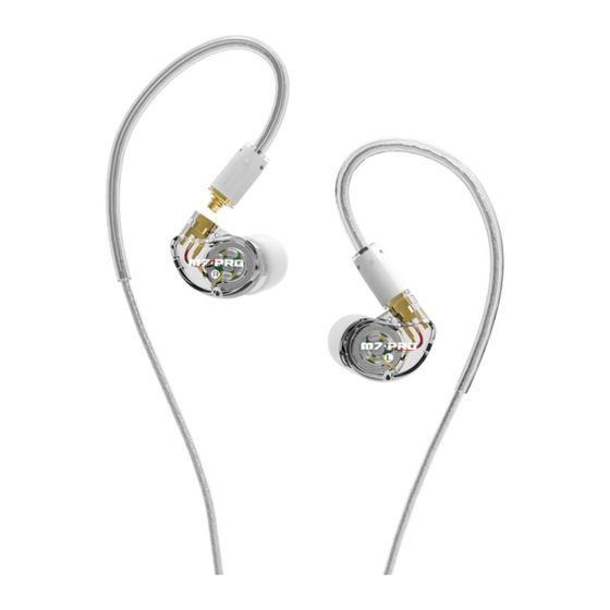 MEE AUDIO M7 PRO Quick Start Manual