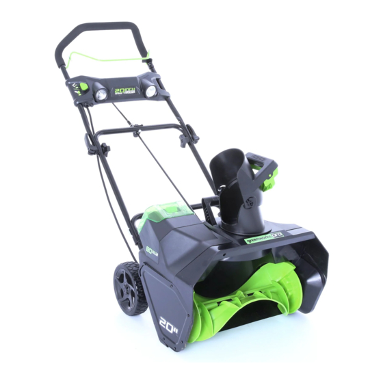 GreenWorks Pro SN60L611 Operator's Manual