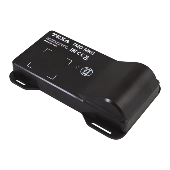 TEXA TMD MKG Manuals