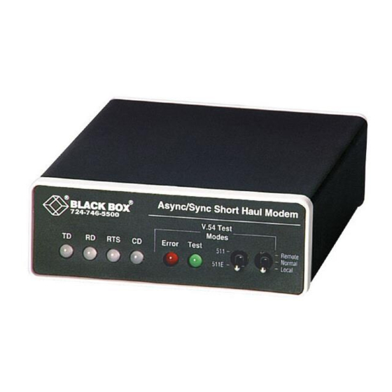 Black Box ME475A Specifications