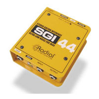 Radial Engineering SGI-44 Quick Start Manual
