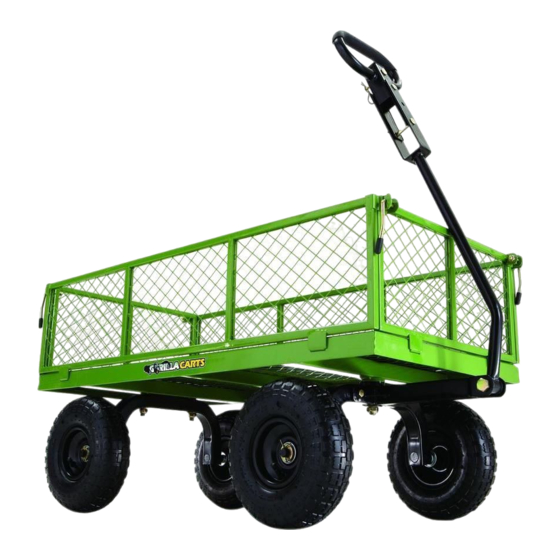 Gorilla Carts GOR801 Manual