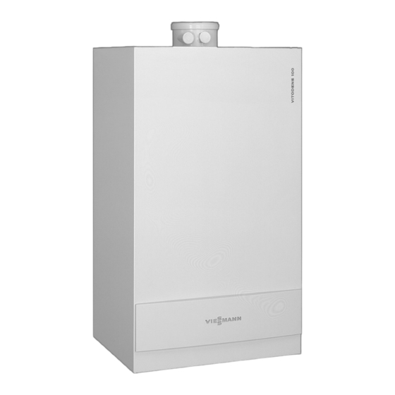 Viessmann Vitodens 100 WB1A Installation And Service Instructions Manual