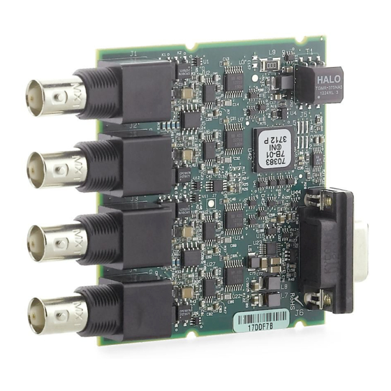 National Instruments NI 9234E Operating Instructions And Specifications