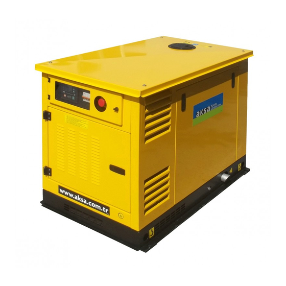 Aksa APD 12E Instalation Recommendations And Operations Manual