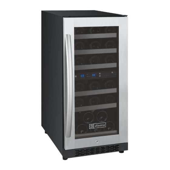 Allavino VSWR30-2 Zone Wine Refrigerator Manuals